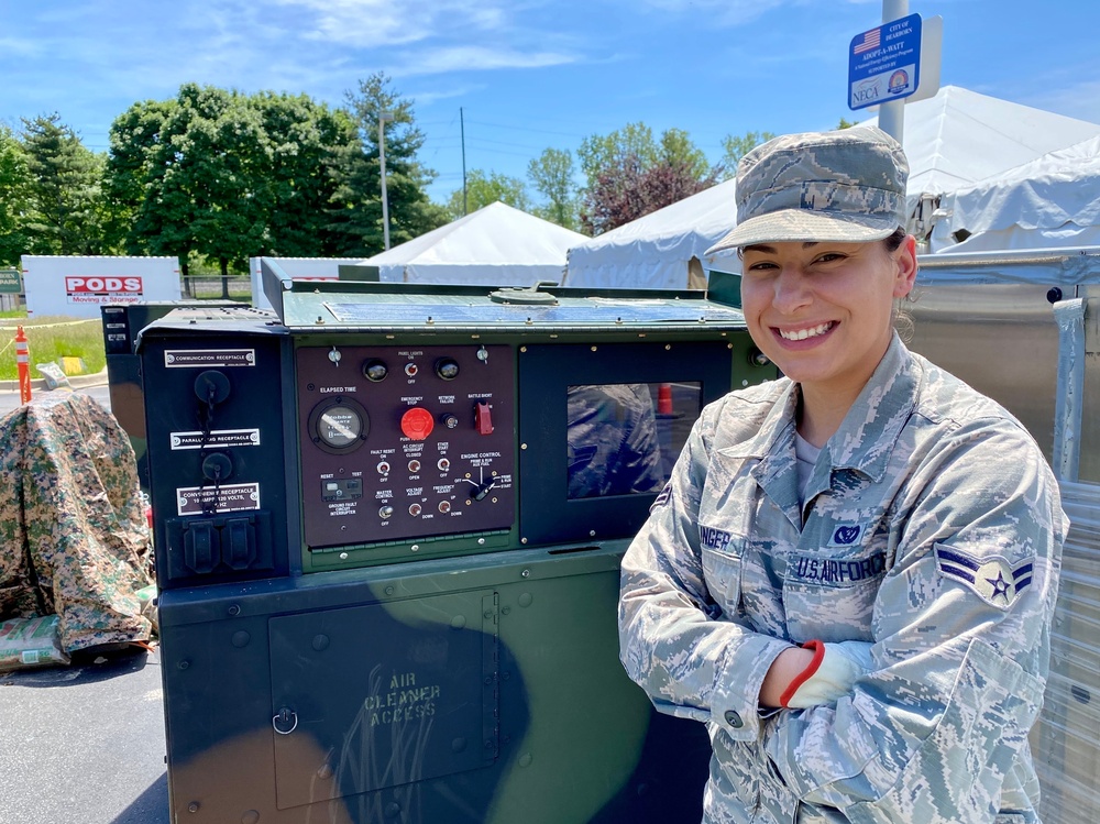 Airmen Support COVID-19 Testing