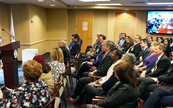 Signing in ceremony for Anu Rajaraman as Mission Director of Guatemala