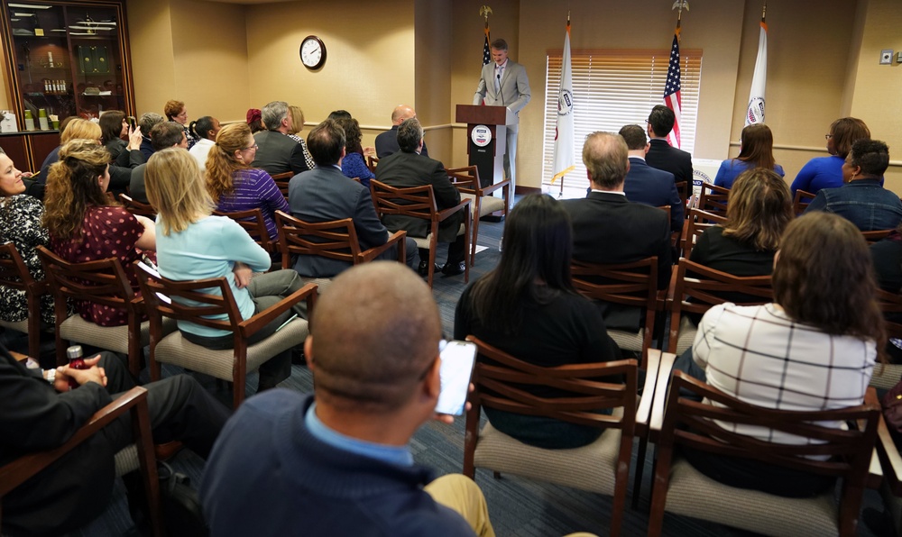 Signing in ceremony for Anu Rajaraman as Mission Director of Guatemala