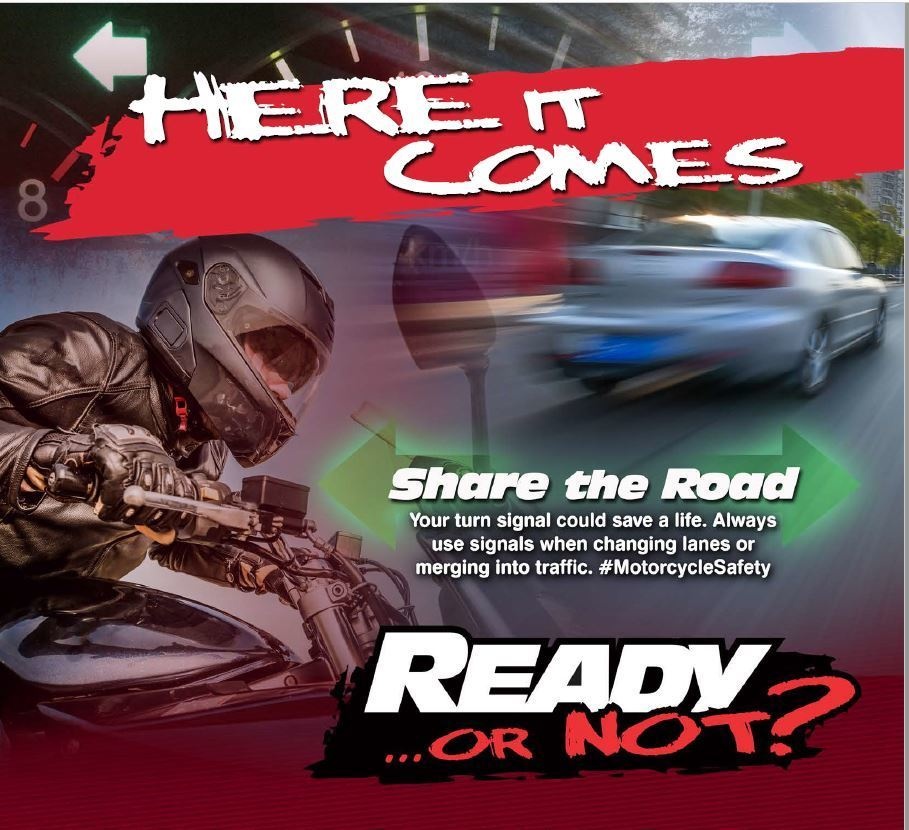 Motorcycle riding: Be prepared, be seen, practice risk management