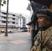 Cal Guard assists Long Beach law enforcement by providing security during the ongoing demonstrations