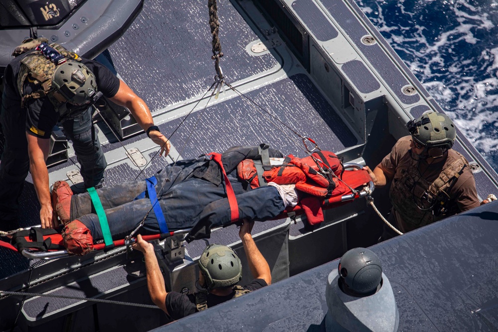 CCM train with the USS New York