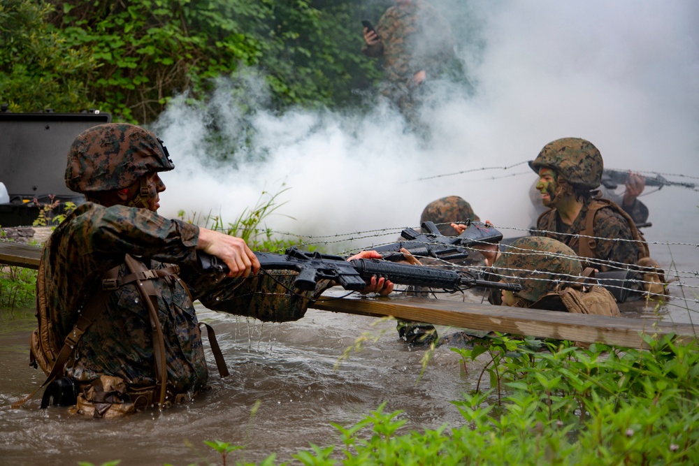 Camp Lejeune's LSSS participates in an endurance course