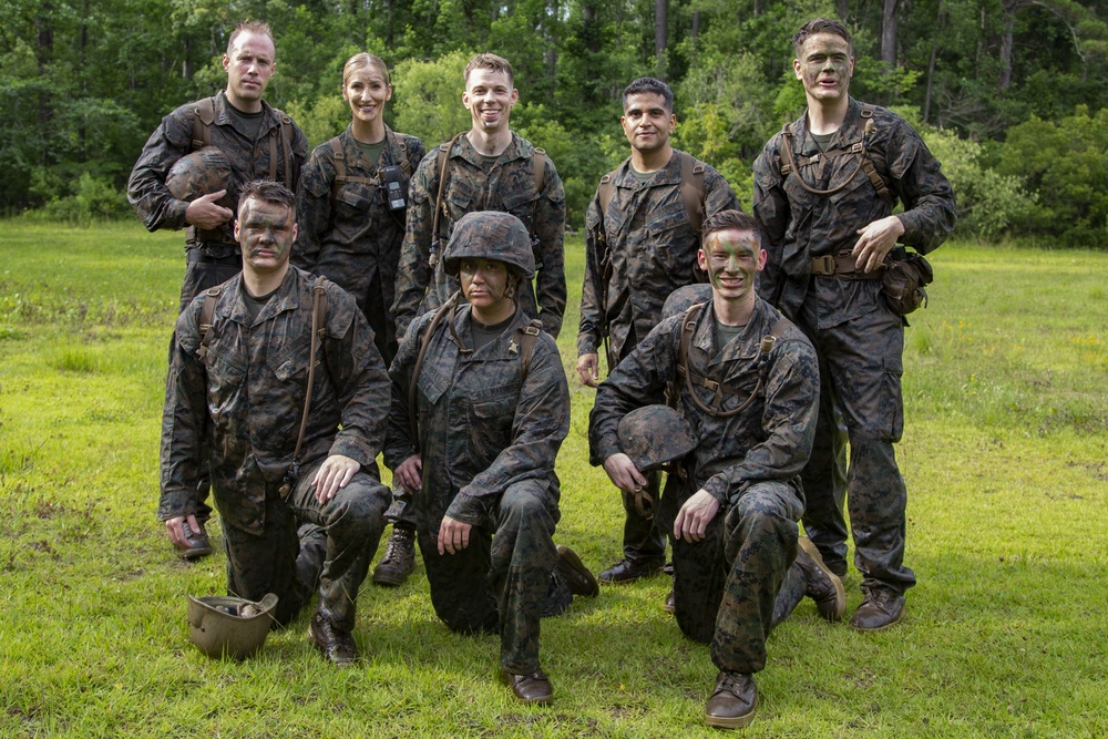 Camp Lejeune's LSSS participates in an endurance course