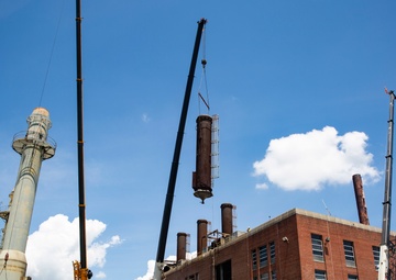 Historic steam plant undergoes initial phases of demolition