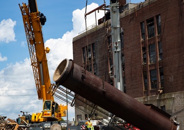 Historic steam plant undergoes initial phases of demolition