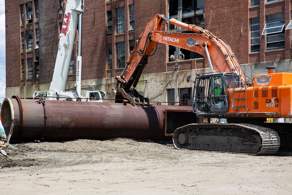 Historic steam plant undergoes initial phases of demolition