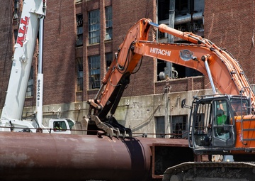 Historic steam plant undergoes initial phases of demolition
