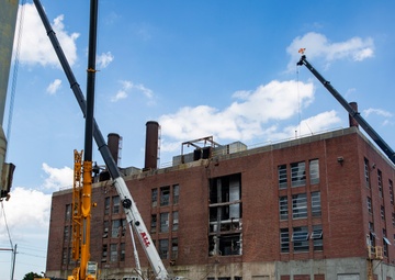 Historic steam plant undergoes initial phases of demolition