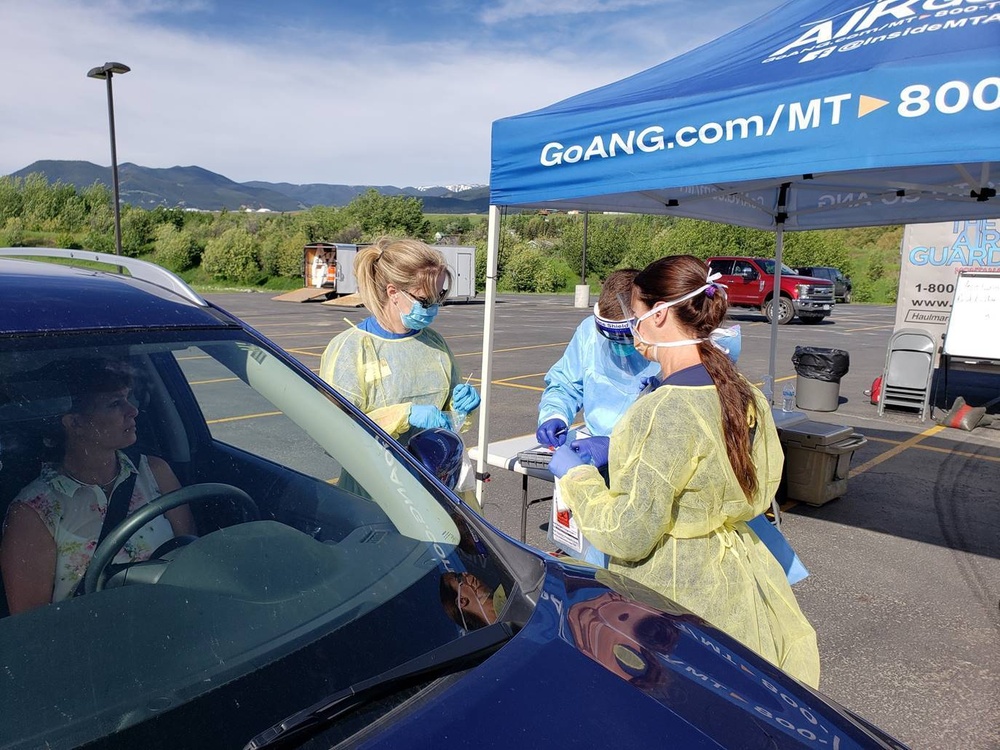 Montana Guardsmen assist with COVID-19 detection