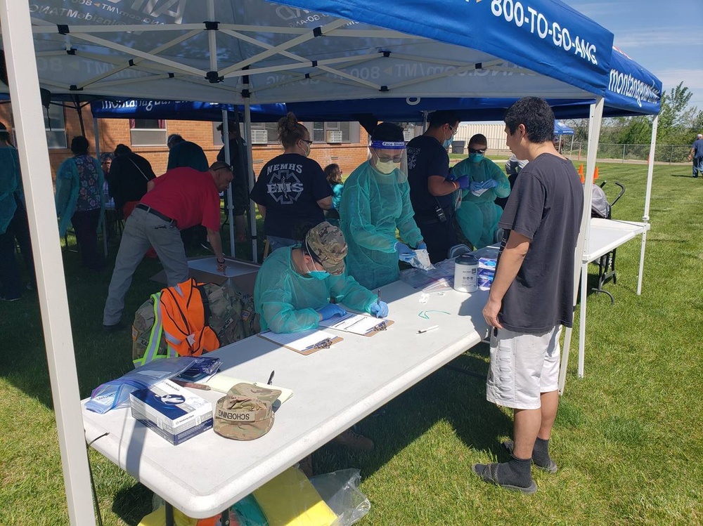 Montana Guardsmen assist with COVID-19 detection