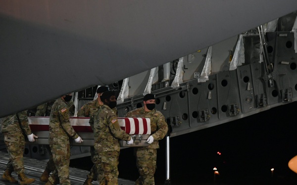 Army Spc. Nick Bravo Regules - Dignified Transfer