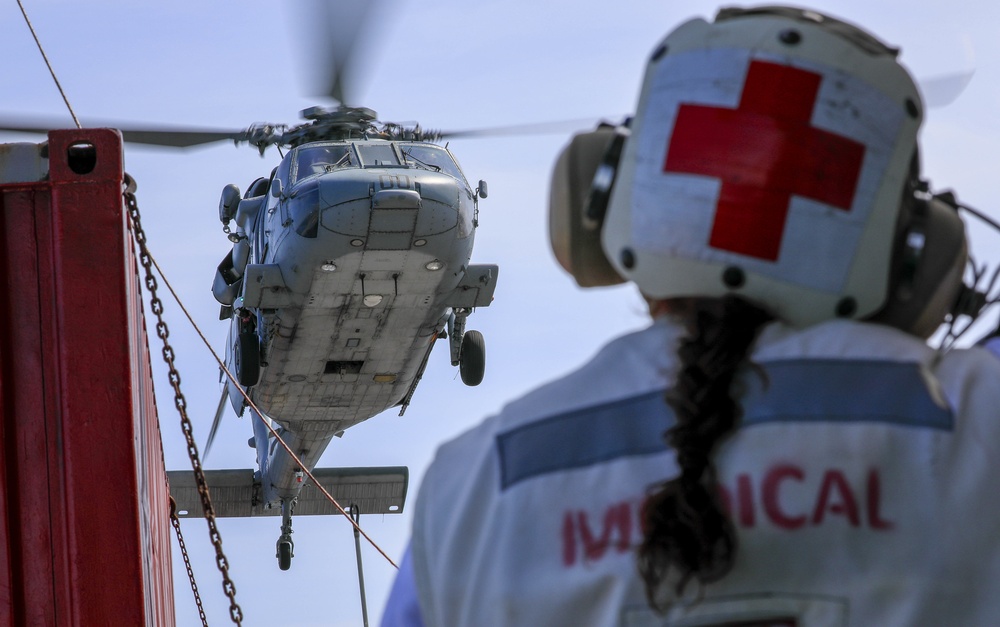 USS WASP (LHD 1) OPERATIONS AT SEA