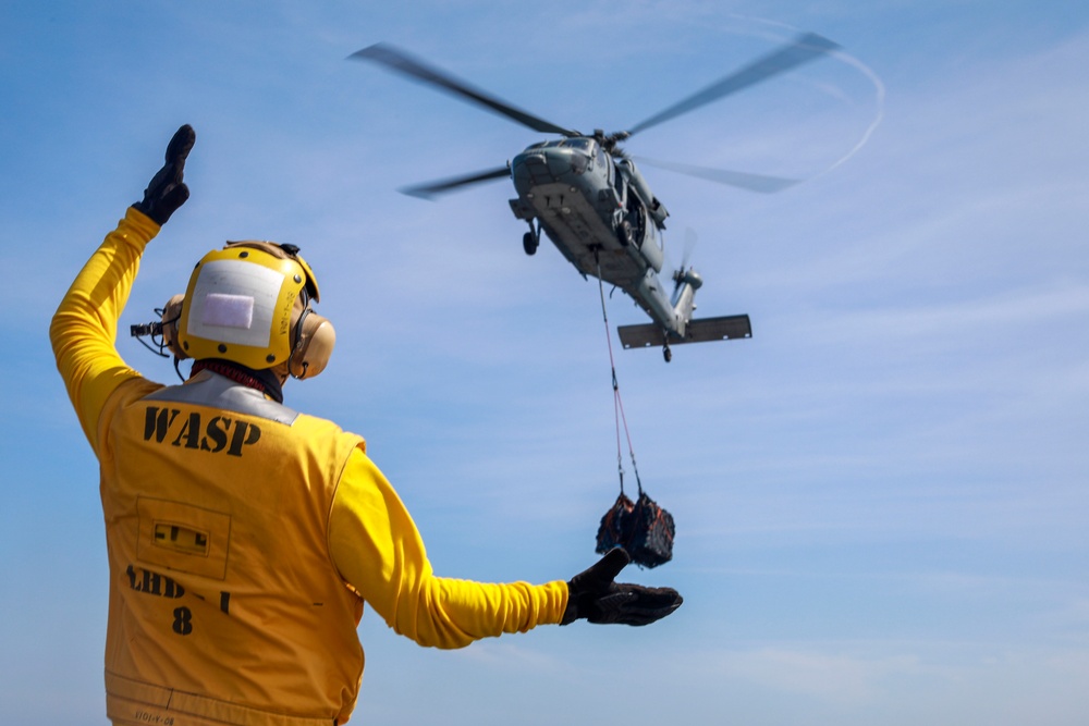 USS WASP (LHD 1) OPERATIONS AT SEA