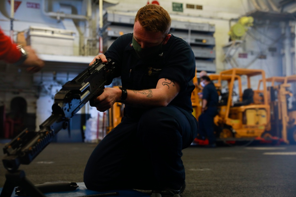 USS WASP (LHD 1) OPERATIONS AT SEA