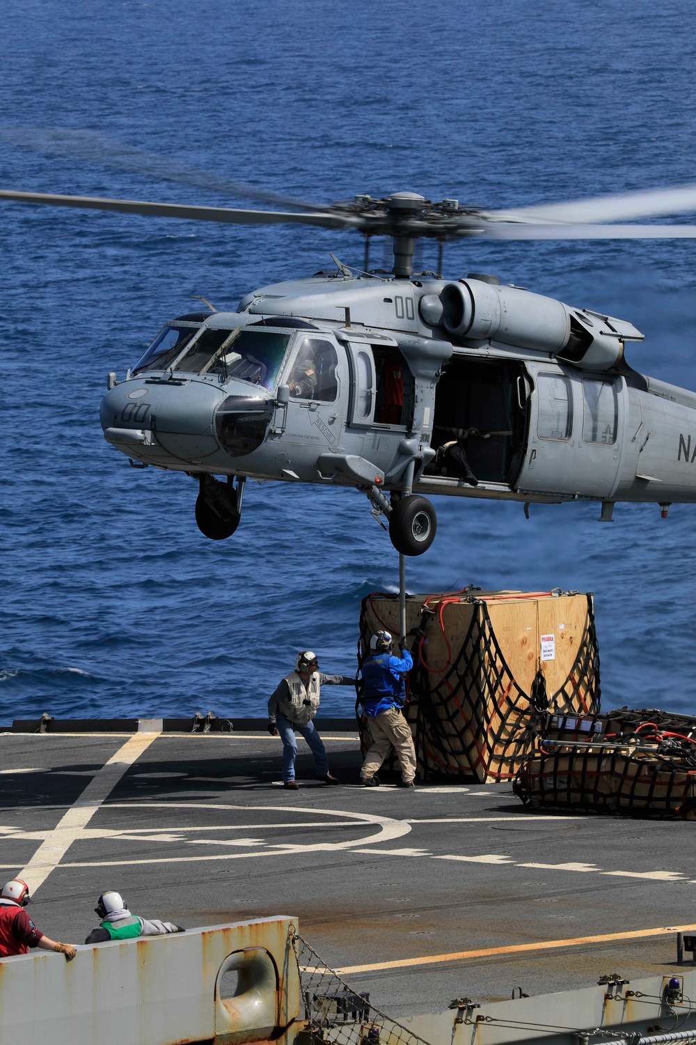 USS WASP (LHD 1) OPERATIONS AT SEA