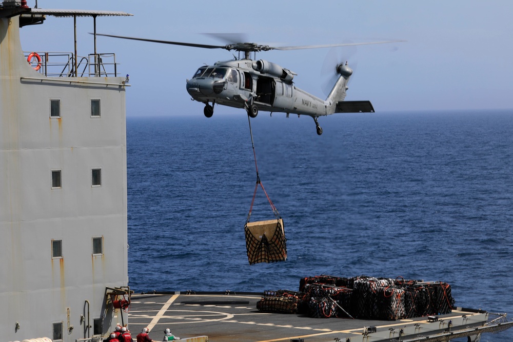 USS WASP (LHD 1) OPERATIONS AT SEA