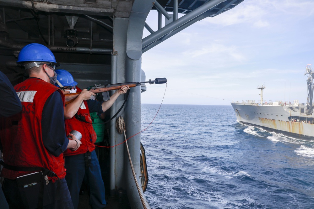 USS WASP (LHD 1) OPERATIONS AT SEA