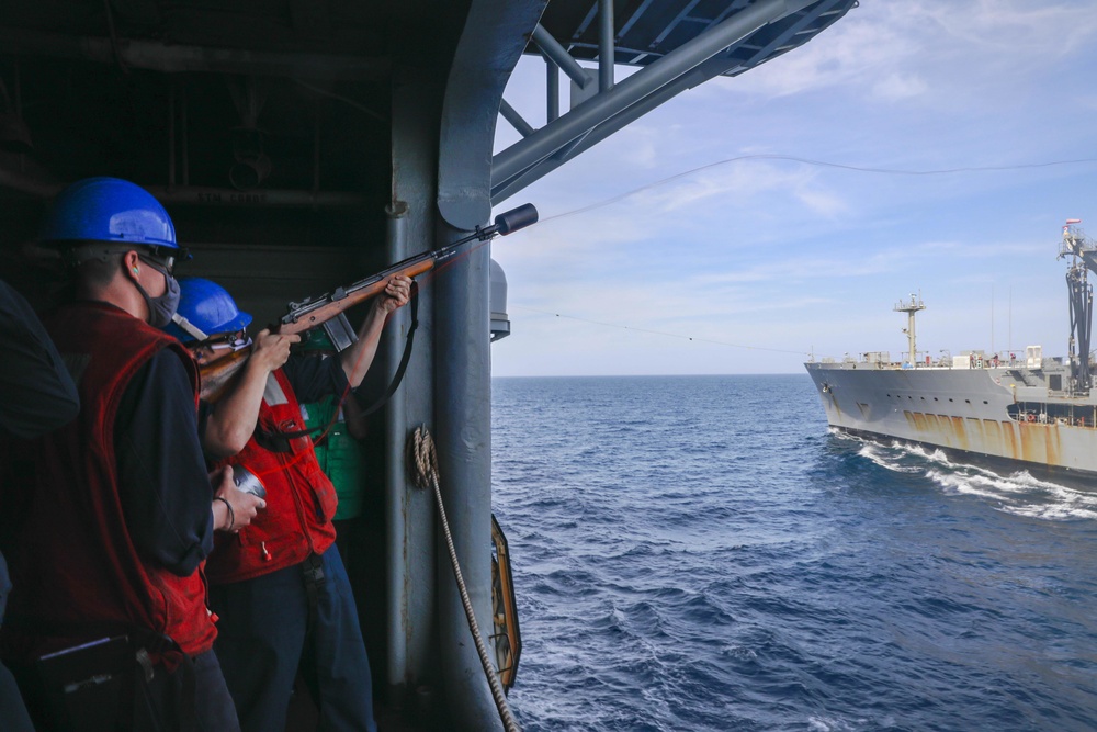 USS WASP (LHD 1) OPERATIONS AT SEA