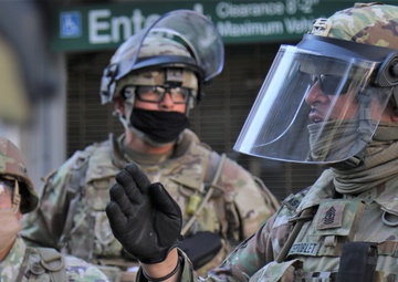 Cal Guard's 224 SB assists law enforcement in Los Angeles