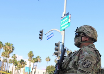 Cal Guard's 224 SB assists law enforcement in Los Angeles