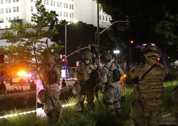 Cal Guard's 224 SB assists law enforcement in Los Angeles