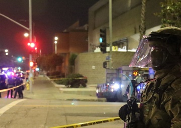 Cal Guard's 224 SB assists law enforcement in Los Angeles