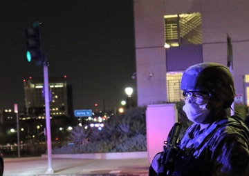 Cal Guard's 224 SB assists law enforcement in Los Angeles