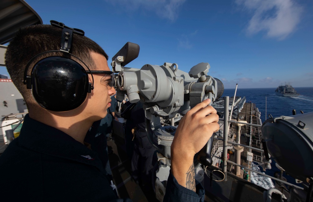 USS Bataan (LHD 5) Replenishment-at-sea