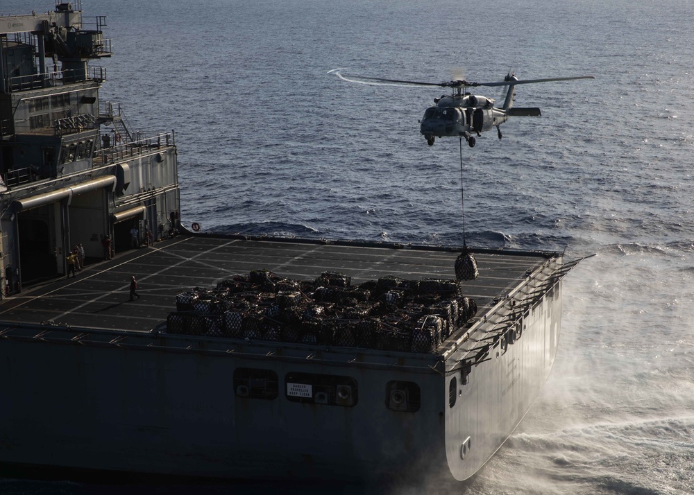 USS Bataan (LHD 5) Replenishment-at-sea