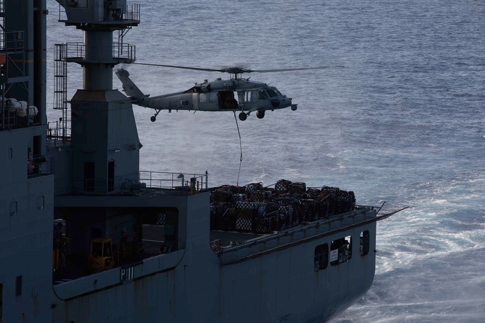 USS Bataan (LHD 5) Replenishment-at-sea