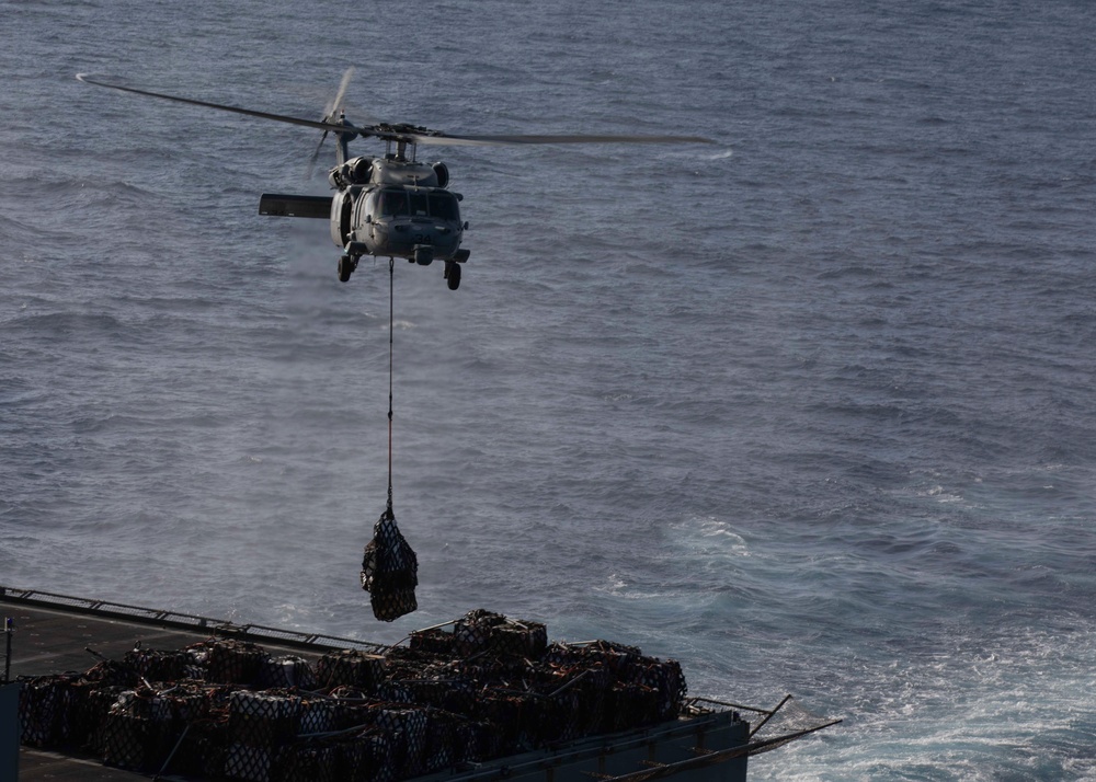 USS Bataan (LHD 5) Replenishment-at-sea