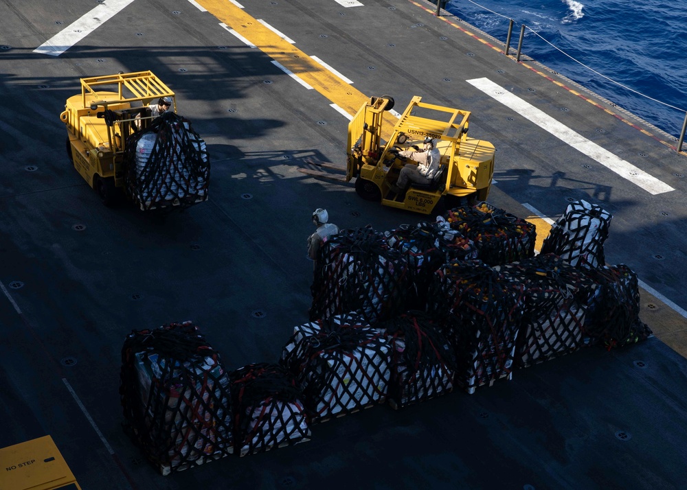 USS Bataan (LHD 5) Replenishment-at-sea