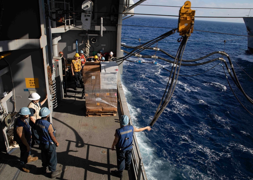 USS Bataan (LHD 5) Replenishment-at-sea