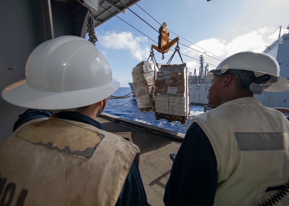 USS Bataan (LHD 5) Replenishment-at-sea