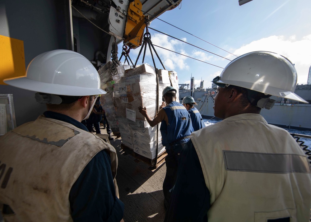 USS Bataan (LHD 5) Replenishment-at-sea