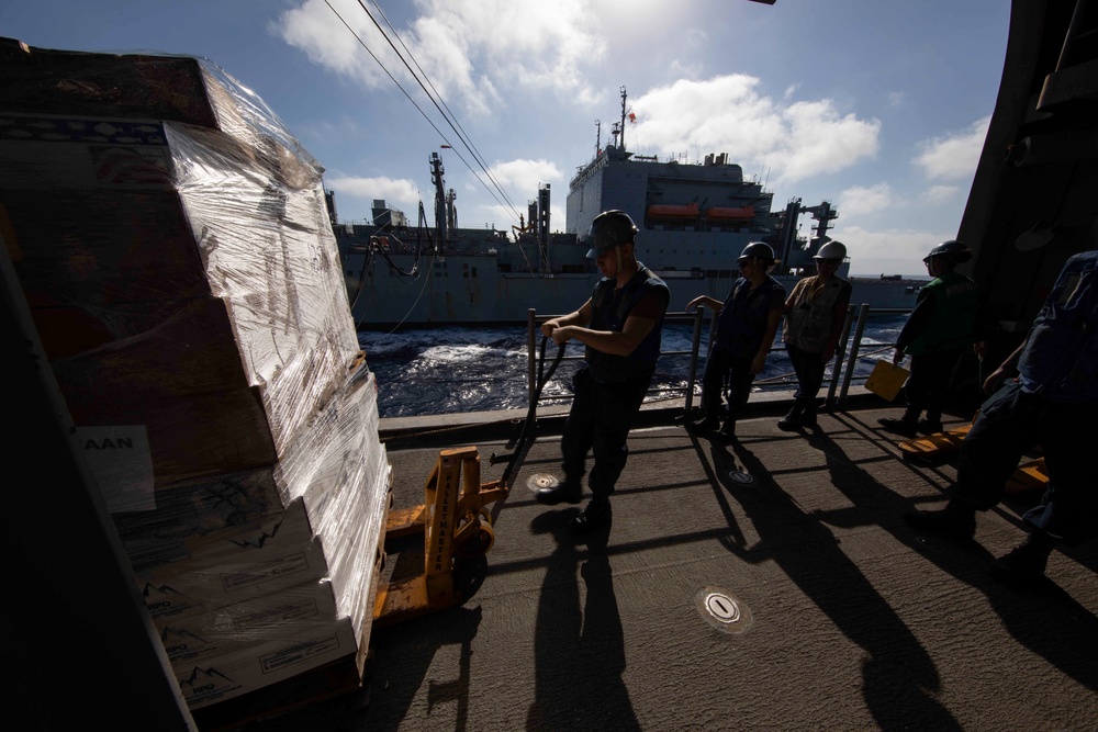 USS Bataan (LHD 5) Replenishment-at-sea