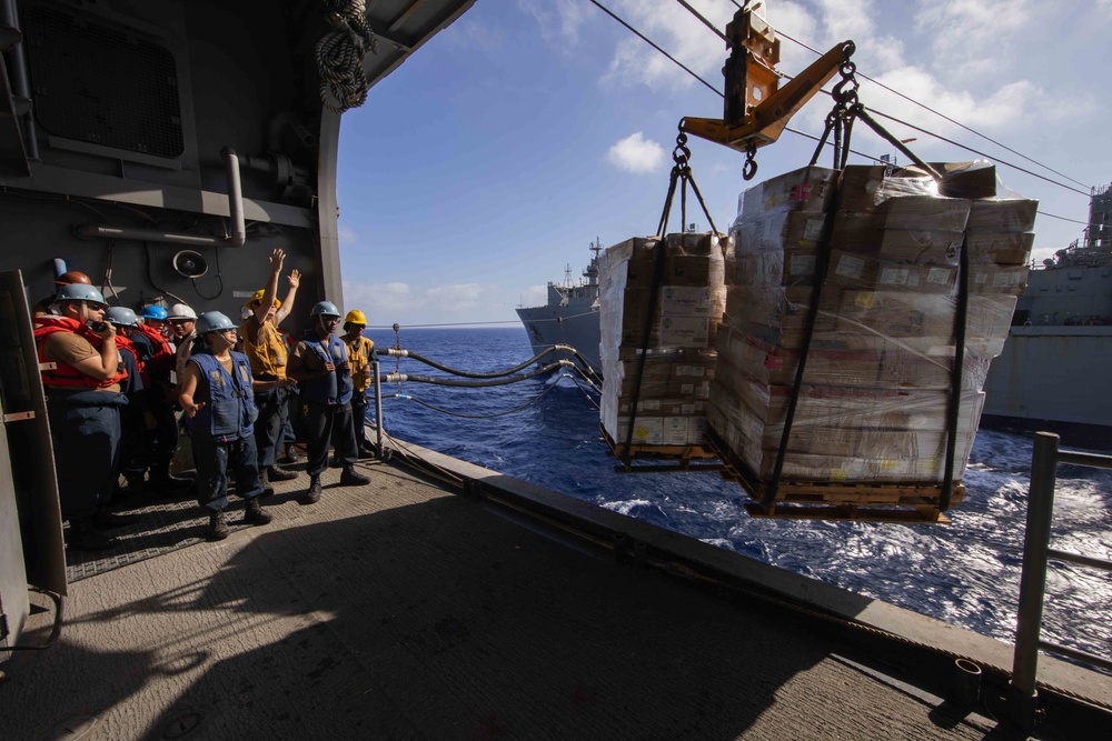 USS Bataan (LHD 5) Replenishment-at-sea