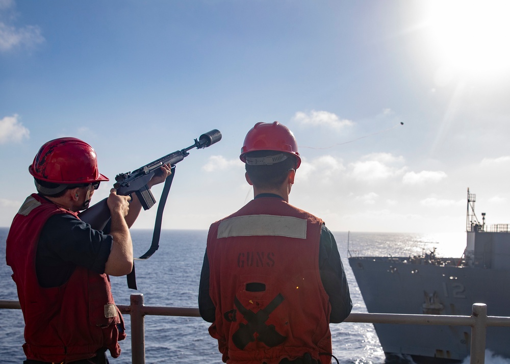 USS Bataan (LHD 5) replenishment-at-sea