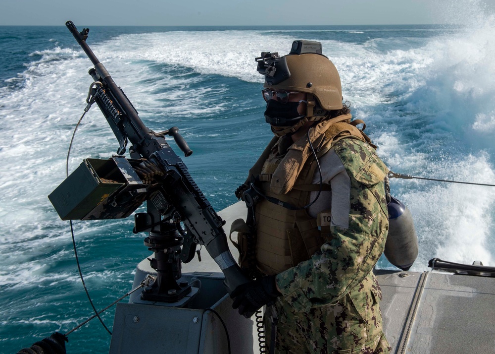 CTF 56 Conducts a Joint Patrol with the Bahraini coast guard in 5th Fleet