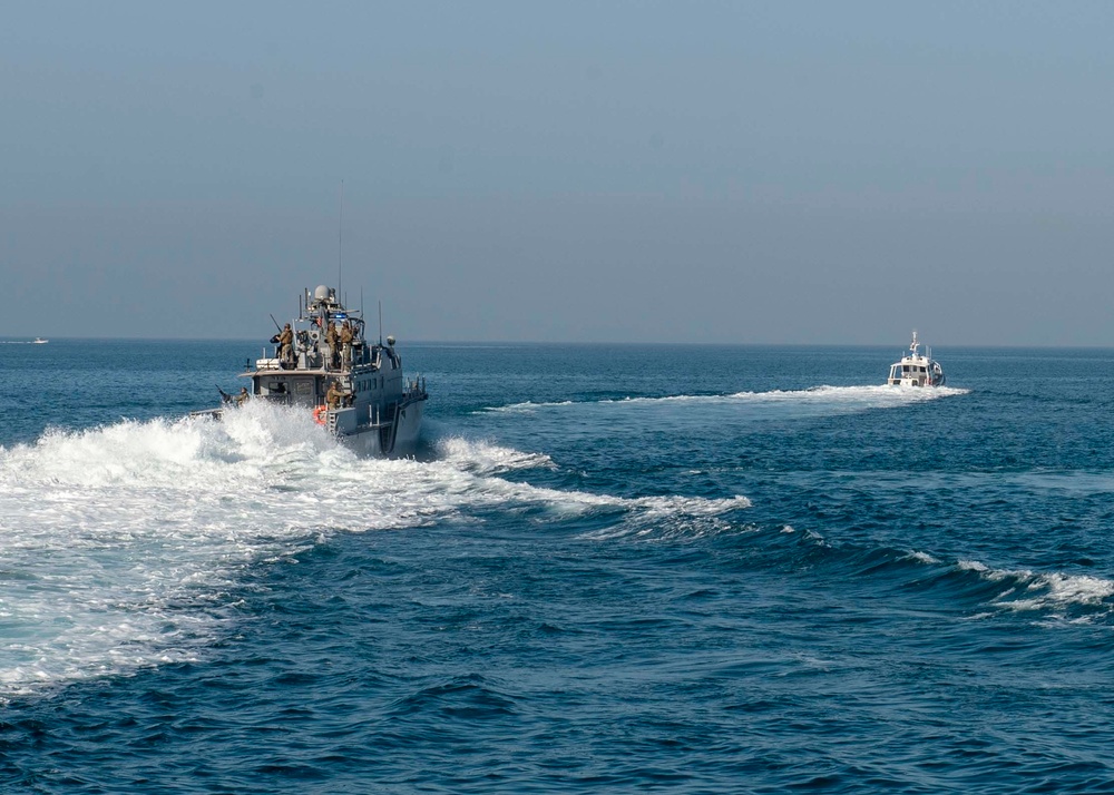 CTF 56 Conducts a Joint Patrol with the Bahraini coast guard in 5th Fleet