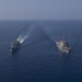 USS Roosevelt conducts photo exercise with Santa Maria-class frigate SPS Santa Maria (F81)