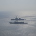 USS Roosevelt conducts photo exercise with Santa Maria-class frigate SPS Santa Maria (F81)