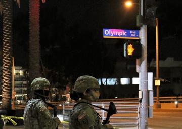 Cal Guard's 224 SB assists law enforcement in Santa Monica