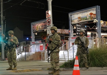 Cal Guard's 224 SB assists law enforcement in Santa Monica