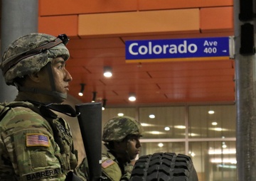 Cal Guard's 224 SB assists law enforcement in Santa Monica