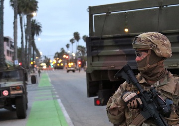 Cal Guard's 224 SB assists law enforcement in Santa Monica