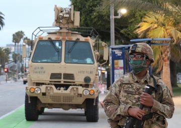 Cal Guard's 224 SB assists law enforcement in Santa Monica
