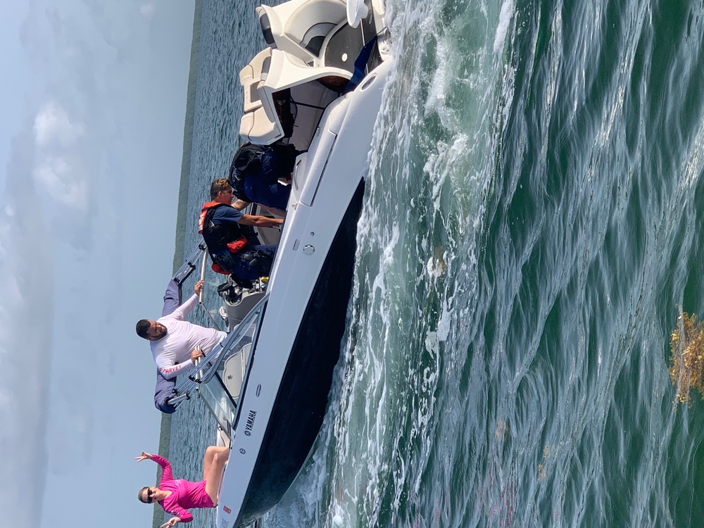 Coast Guard rescues 4 taking on water near Biscayne Bay