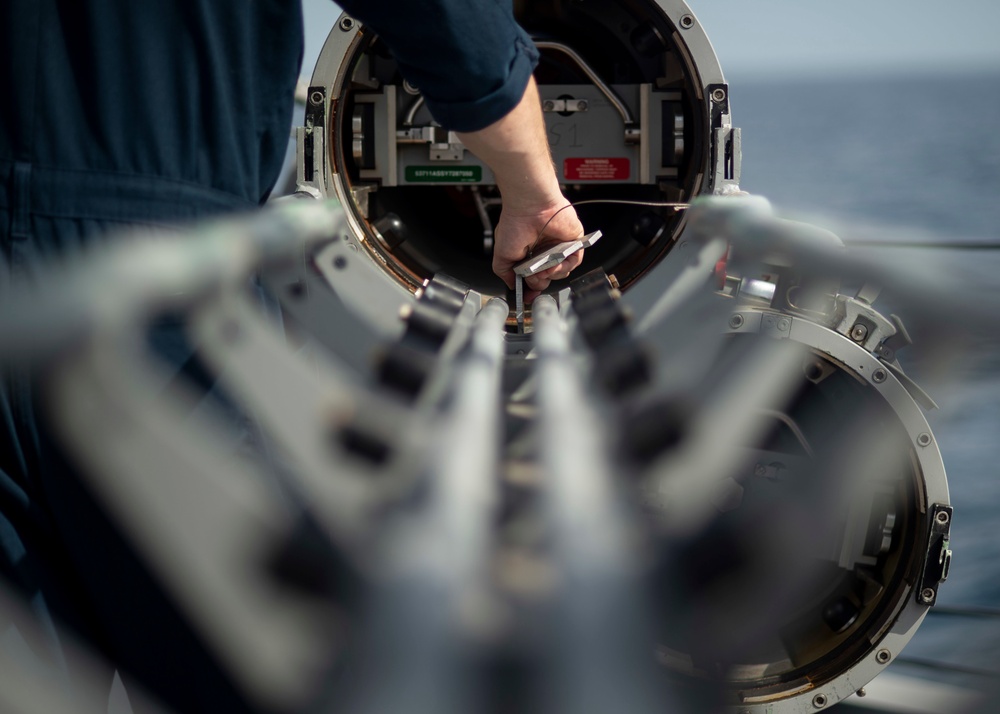 Rafael Peralta Sailors Move Torpedos